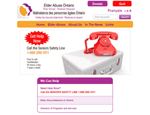 Tablet Screenshot of elderabuseontario.com